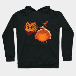 Gobble til you wobble - Happy Thanksgiving Day - Funny Turkey Hoodie